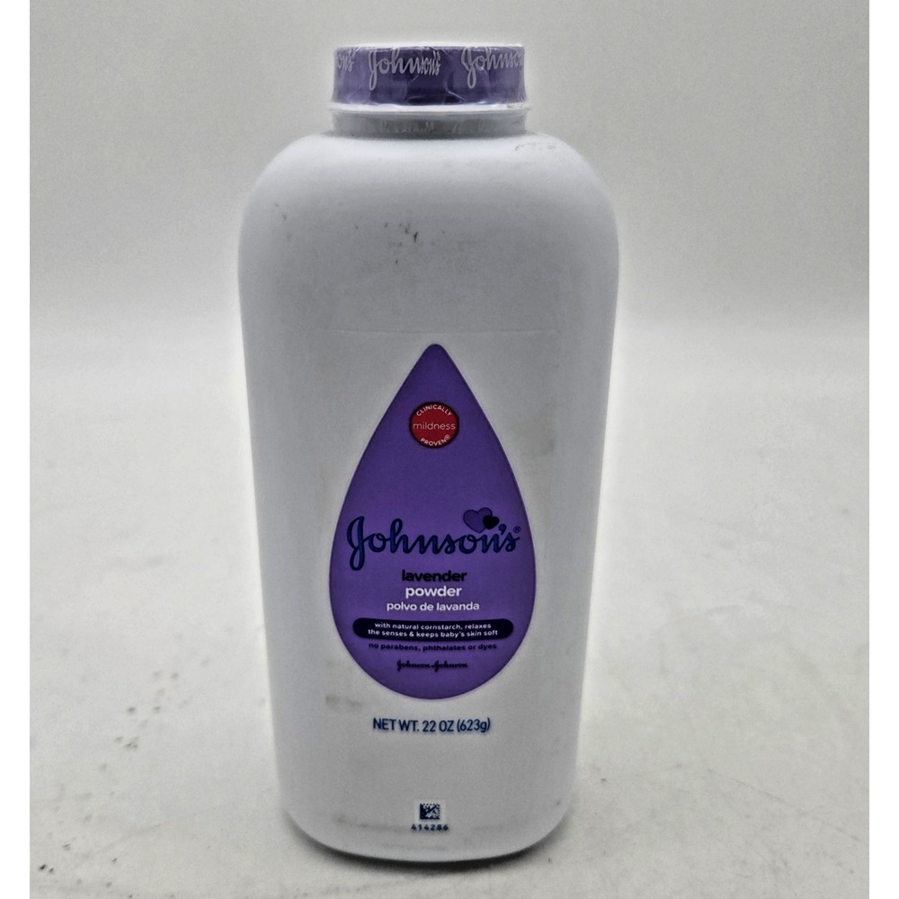 Johnson's Lavender Powder Baby Powder Relaxing w/ Cornstarch, 22oz - New Sealed